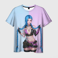 Мужская футболка League of Legends - Jinx