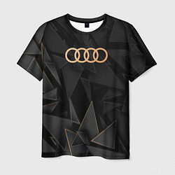 Мужская футболка Audi golden poly