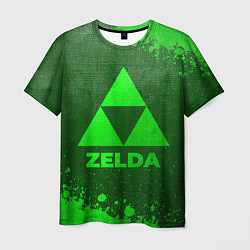 Футболка мужская Zelda - green gradient, цвет: 3D-принт