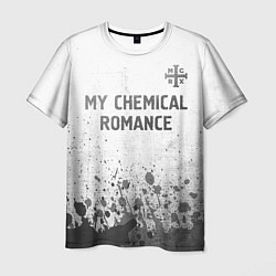 Мужская футболка My Chemical Romance - white gradient посередине