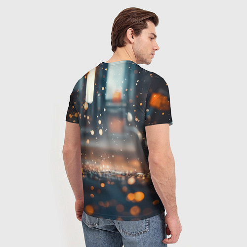 Мужская футболка Человек паук и золотая пыльца / 3D-принт – фото 4