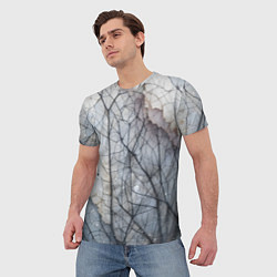 Футболка мужская Прожилки листьев, цвет: 3D-принт — фото 2
