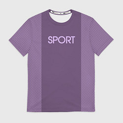 Мужская футболка Sport фиолетовый