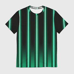 Мужская футболка Neon turquoise