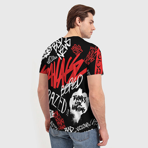 Мужская футболка Круэлла - big pictures / 3D-принт – фото 4