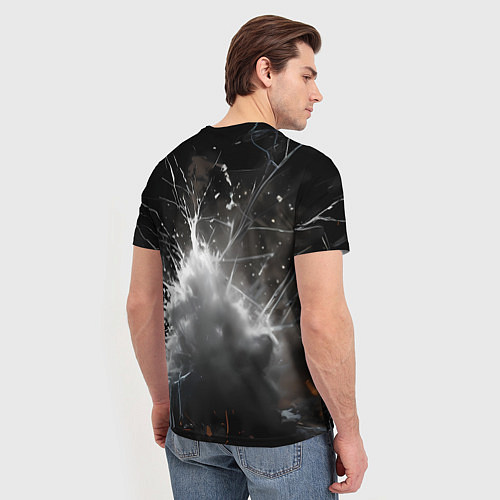 Мужская футболка Человек-паук в черном костюме / 3D-принт – фото 4