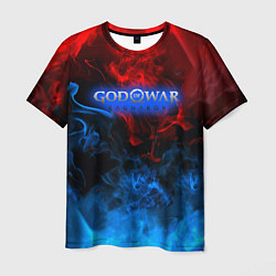 Футболка мужская God of War битва огня, цвет: 3D-принт