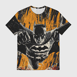 Футболка мужская Бэтмен супергерой, цвет: 3D-принт