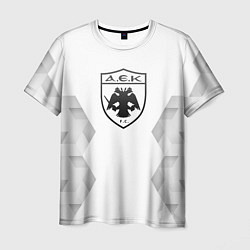 Мужская футболка AEK Athens white poly