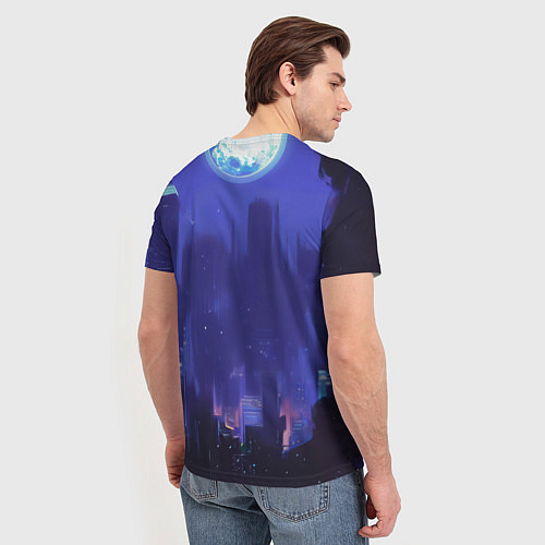 Мужская футболка Бэтмен в стойке победителя / 3D-принт – фото 4