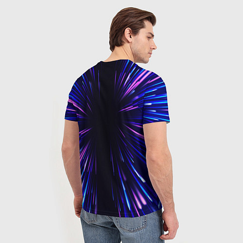 Мужская футболка Demon Slayer neon energy / 3D-принт – фото 4