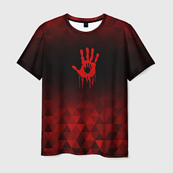 Мужская футболка Death Stranding red poly