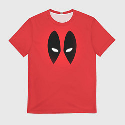 Мужская футболка Дэдпул глаза