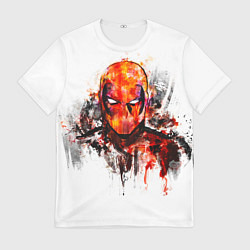 Мужская футболка Дэдпул краски