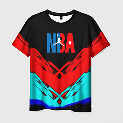 Мужская футболка NBA краски геометрия