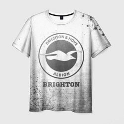 Мужская футболка Brighton - white gradient