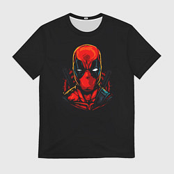 Мужская футболка Дэдпул злость