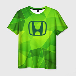 Мужская футболка Honda green poly