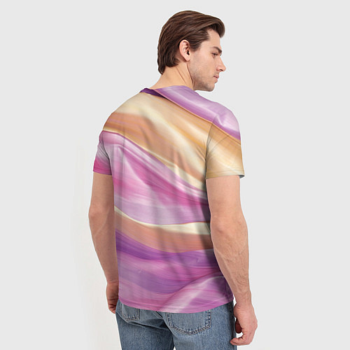 Мужская футболка Котенок в костюме единорога / 3D-принт – фото 4