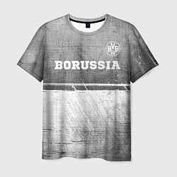 Мужская футболка Borussia - grey gradient посередине