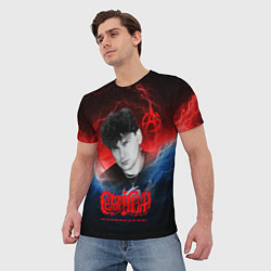 Футболка мужская Сектор газа Юрий Хой, цвет: 3D-принт — фото 2