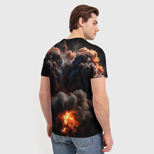Мужская футболка Юрий Клинских Сектор газа / 3D-принт – фото 4