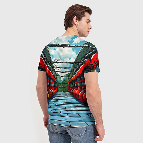 Мужская футболка Зал Муай Тай / 3D-принт – фото 4