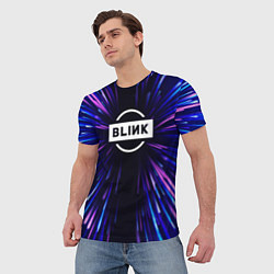 Футболка мужская Blackpink neon energy, цвет: 3D-принт — фото 2