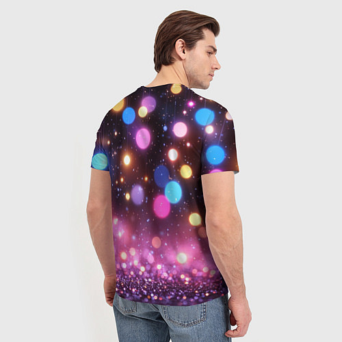 Мужская футболка Inzoi кошечка и логотип / 3D-принт – фото 4