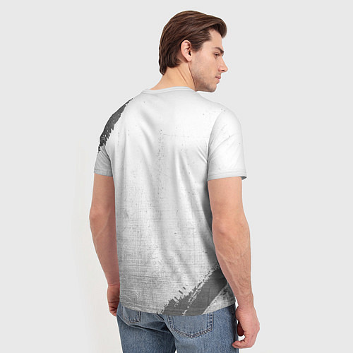 Мужская футболка DanMachi - white gradient / 3D-принт – фото 4