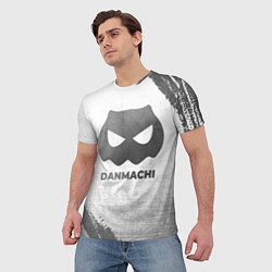 Футболка мужская DanMachi - white gradient, цвет: 3D-принт — фото 2