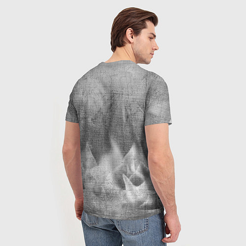Мужская футболка Stumble Guys - grey gradient посередине / 3D-принт – фото 4