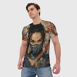 Футболка мужская Китана в китайском стиле, цвет: 3D-принт — фото 2