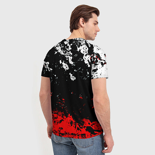 Мужская футболка Nasa краски / 3D-принт – фото 4