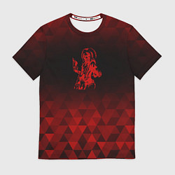 Футболка мужская Iron Maiden red poly, цвет: 3D-принт