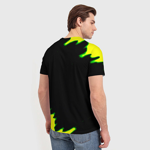 Мужская футболка Кислотный монстр энерджи / 3D-принт – фото 4