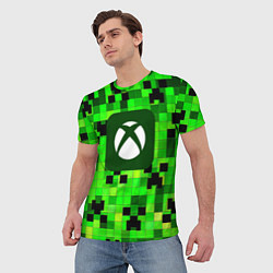 Футболка мужская Minecraft xbox, цвет: 3D-принт — фото 2