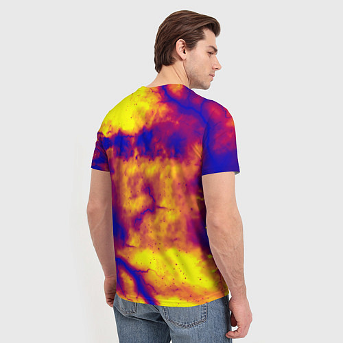 Мужская футболка Monster energy storm grunge / 3D-принт – фото 4