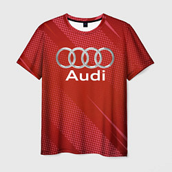Мужская футболка Audi - абстракция