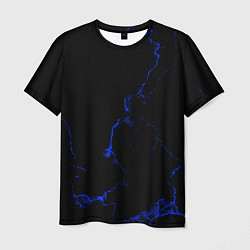 Мужская футболка Color black blue