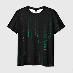 Мужская футболка Color black turquoise
