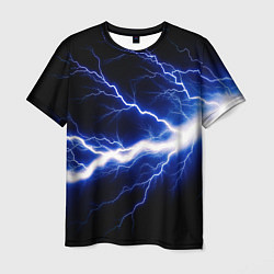 Мужская футболка Lightning blue