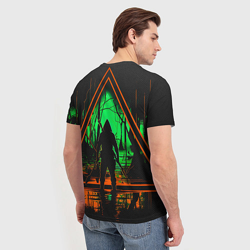 Мужская футболка Выживание в лесу / 3D-принт – фото 4