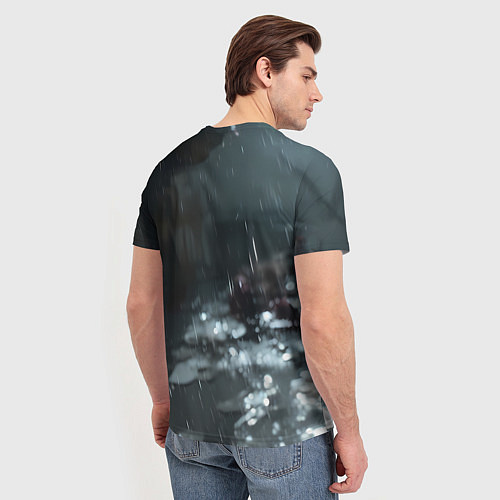 Мужская футболка Счастливая Милина МК / 3D-принт – фото 4