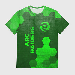 Футболка мужская ARC Raiders - green gradient вертикально, цвет: 3D-принт