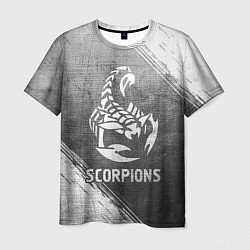 Футболка мужская Scorpions - grey gradient, цвет: 3D-принт