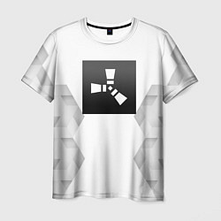 Мужская футболка Rust white poly