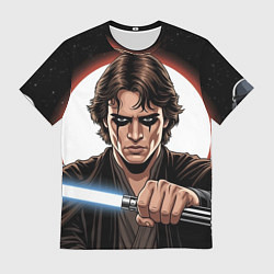 Мужская футболка Энакин скайуокер звездные войны