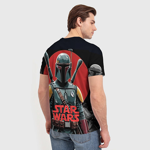 Мужская футболка Boba Fett звездные войны / 3D-принт – фото 4