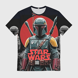 Мужская футболка Boba Fett звездные войны